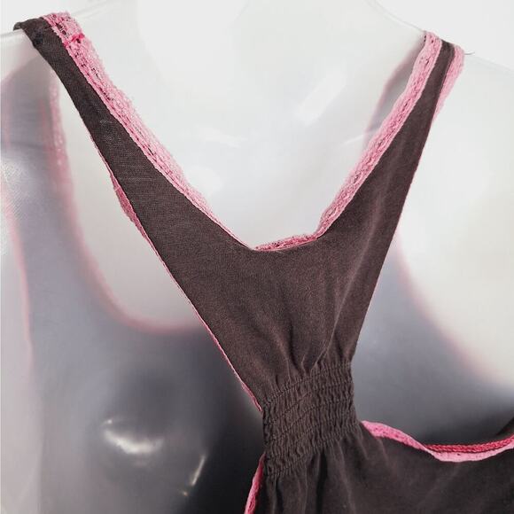 Vintage Y2K Tweety Bird Sweet Tank Top Looney Tunes Racerback Lettuce Lace S/M - Picture 12 of 12